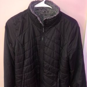 North Face reversable puffer jacket
